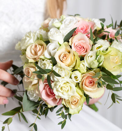 Medium Simplicity bryllupspakke i rosa